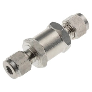 Parker Aluminium Check Valve Uni-Directional Flow Control 6000 psig 414 bar M6A-C4L-25-SS