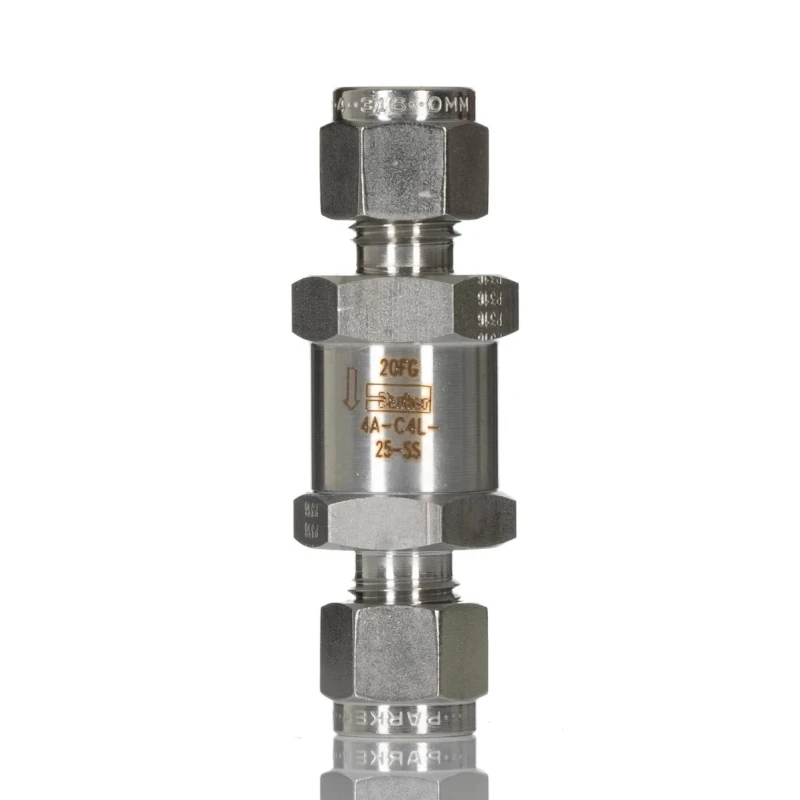 Parker Stainless Steel Check Valve 414 bar 1/4 in Outlet Port 4A-C4L-25-SS