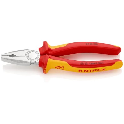Knipex 1-Piece Combination Plier 200mm Overall VDE 1000V Approved 03 06 200