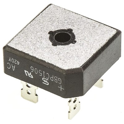 Taiwan Semiconductor Bridge Rectifier, 600 V 300 A, 4-Pin Single GBPC1506
