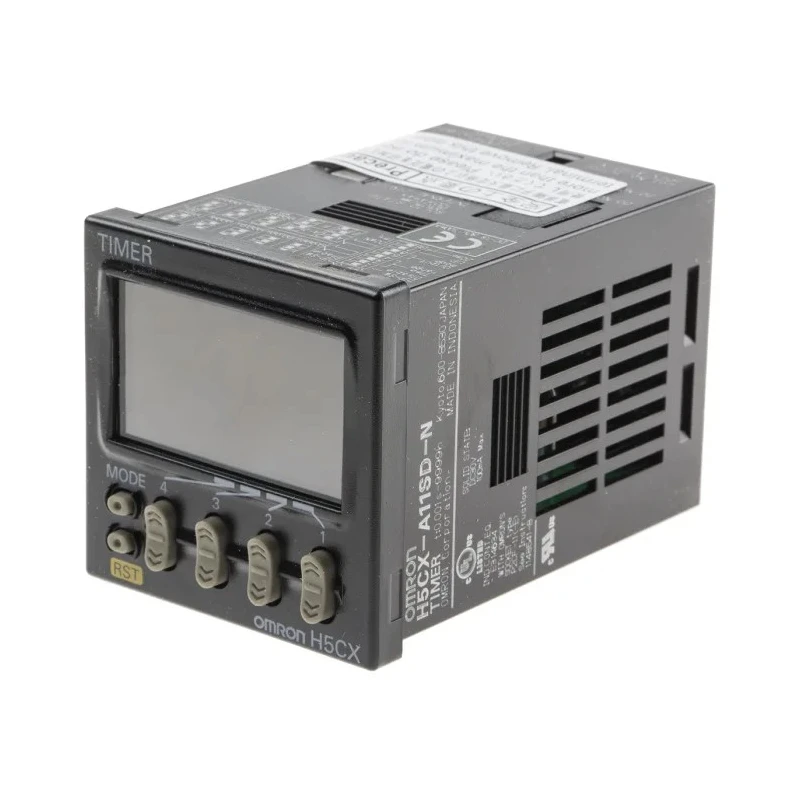 Omron H5CX Series Panel Mount Timer Relay, 1-Contact, 24 V dc/24 V ac, Multifunction, SPST, Time Range 0.001 s to 9999 h 