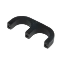 Southco Black Aluminium Handle 27 mm Height, 6.4 mm Width, 63.5 mm Length B4-50-203-15