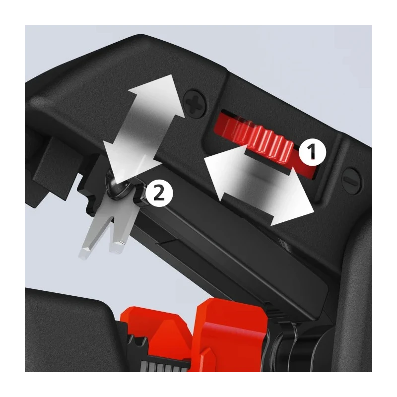 Knipex Automatic Single Core, Multi-Core Insulated Wire Stripper 0.2-6.0 mm², 180mm Overall Length 12 62 180