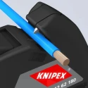 Knipex Automatic Single Core, Multi-Core Insulated Wire Stripper 0.2-6.0 mm², 180mm Overall Length 12 62 180