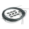 Gripple Steel Suspension System Wire Rope Loop Fixing Kit, 1 m Length HF02-1M
