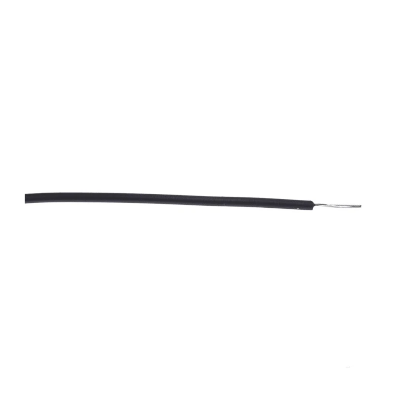 Alpha Wire Ecogen Ecowire Series Black 0.08 mm² Hook Up Wire, 28 AWG, 7/0.12 mm Core Strands, 30 m, MPPE 6710 BK005