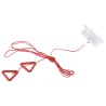 Hoyles Red Ceiling Pull Cord 5A, 2.5m Cord Length, ABS Nylon Material S1600-R