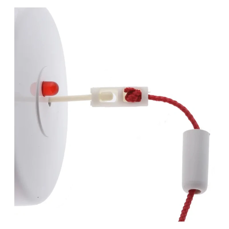 Hoyles Red Ceiling Pull Cord 5A, 2.5m Cord Length, ABS Nylon Material S1600-R