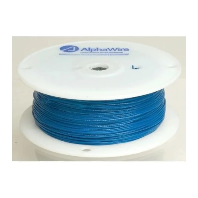 Alpha Wire Ecogen Ecowire Series Blue 0.13 mm² Hook Up Wire, 26 AWG, 7x0.16 mm Core Strands, 30 m, Modified 6711 BL005