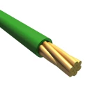 Alpha Wire Ecogen Ecowire Series Green 0.13 mm² Hook Up Wire, 26 AWG, 7/0.16 mm Strands, 30 m Length, 600 V 6711 GR005