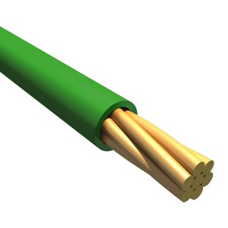 Alpha Wire Ecogen Ecowire Series Green 0.13 mm² Hook Up Wire, 26 AWG, 7/0.16 mm Strands, 30 m Length, 600 V 6711 GR005
