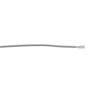 Alpha Wire Ecogen Ecowire Series Grey 0.13 mm² Hook Up Wire, 26 AWG, 7/0.16 mm Strands, 30 m Length, Modified 6711 SL005