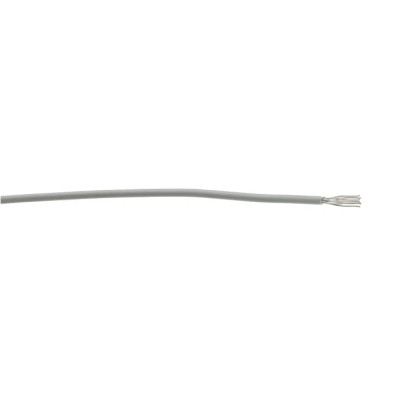 Alpha Wire Ecogen Ecowire Series Grey 0.13 mm² Hook Up Wire, 26 AWG, 7/0.16 mm Strands, 30 m Length, Modified 6711 SL005