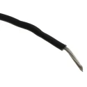 Alpha Wire Ecogen Ecowire Series Black 0.2 mm² 24 AWG 7x0.20 mm Hook Up Wire MPPE Jacket 30m 6712 BK005