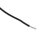 Alpha Wire Ecogen Ecowire Series Black 0.33 mm² Hook Up Wire, 22 AWG, 7x0.25 mm Strands, 30 m Length, MPPE 6713 BK005
