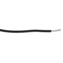 Alpha Wire Ecogen Ecowire Series Black 0.33 mm² Hook Up Wire, 22 AWG, 7x0.25 mm Strands, 30 m Length, MPPE 6713 BK005