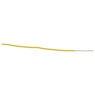 Alpha Wire Ecogen Ecowire Series Yellow 0.33 mm² Hook Up Wire, 22 AWG, 7/0.25 mm Strands, 30 m Length, Modified 6713 YL005