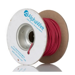 Alpha Wire Ecogen Ecowire Series 0.75 mm² Red Hook Up Wire, 18 AWG, 16/0.25 mm strands, 30 m, Modified 6715 RD005