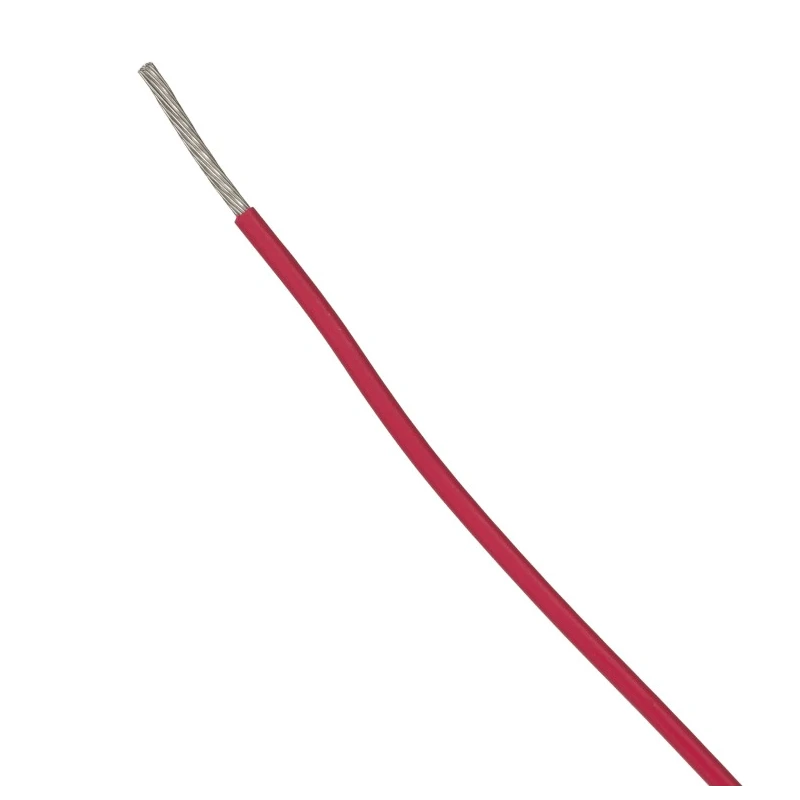 Alpha Wire Ecogen Ecowire Series 0.75 mm² Red Hook Up Wire, 18 AWG, 16/0.25 mm strands, 30 m, Modified 6715 RD005