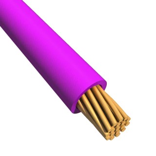 Alpha Wire Ecogen Ecowire Series Purple 1.3 mm² Hook Up Wire, 16 AWG, 26x0.25 mm Core Strands, 30 m, Modified 6716 VI005