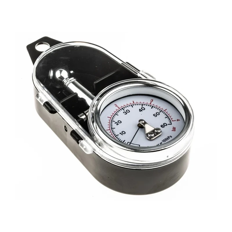RS PRO Tyre Pressure Gauge Dial, 60 psi, 4 bar, Metal Body 499-8888