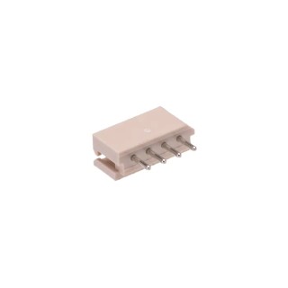 Molex SPOX Series Vertical Through Hole PCB Header, 4 Contacts, 2.5 mm Pitch, 3A Current, Shrouded, 1 Row 22-03-5045
