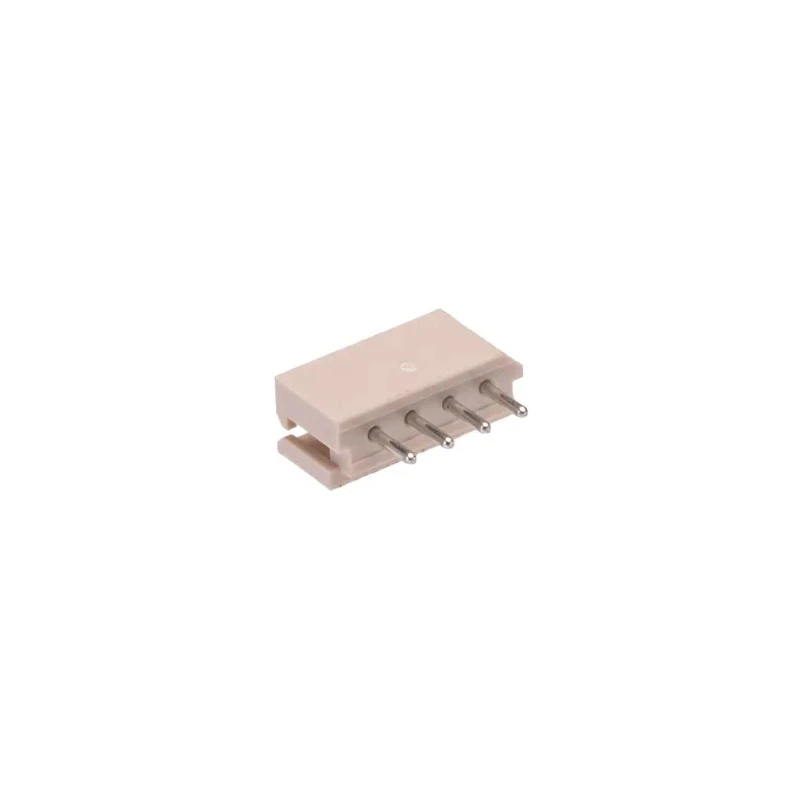 Molex SPOX Series Vertical Through Hole PCB Header, 4 Contacts, 2.5 mm Pitch, 3A Current, Shrouded, 1 Row 22-03-5045