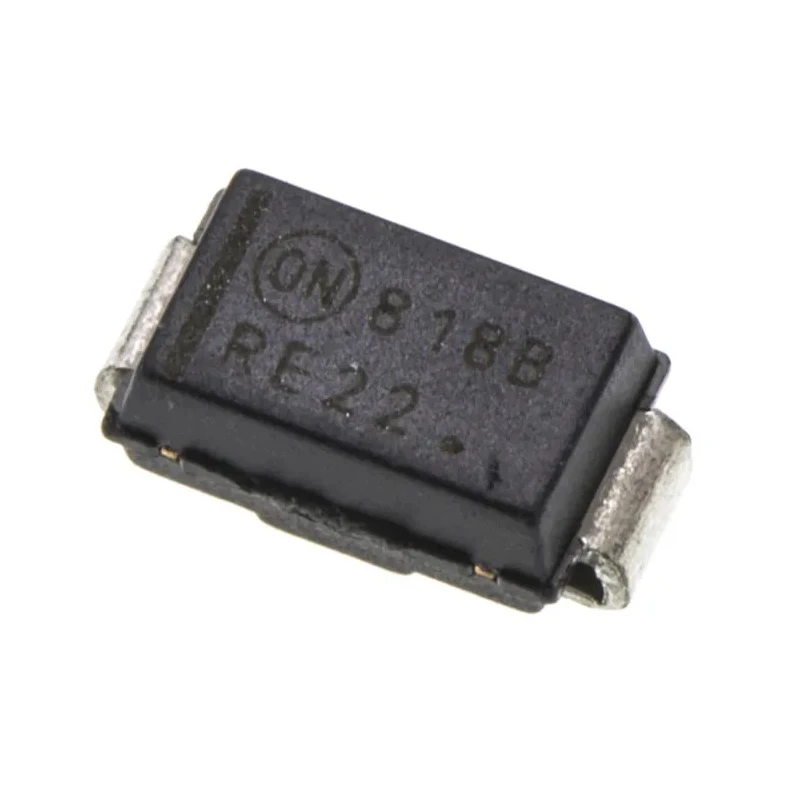 onsemi 5.1 V 500 mW Surface Mount Zener Diode Single 2-Pin DO-214AC 1SMA5918BT3G