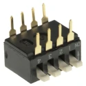 TE Connectivity Piano Rotary Coded DIP Switch Through Hole ADP0404