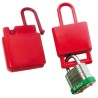 Brady Red 1-Lock Lockout Plastic Lockout Hasp 9mm Shackle Diameter NON-CONDUCTIVE LOCKOUT HASPS