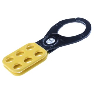 Brady Yellow 6-Lock Lockout Steel Lockout Hasp 805843
