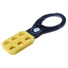 Brady Yellow 6-Lock Lockout Steel Lockout Hasp 805843