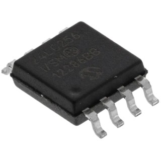 Microchip 256 kB Serial EEPROM, 900 ns Access Time, 8-Pin SOIJ Serial-I2C 24LC256-I/SM