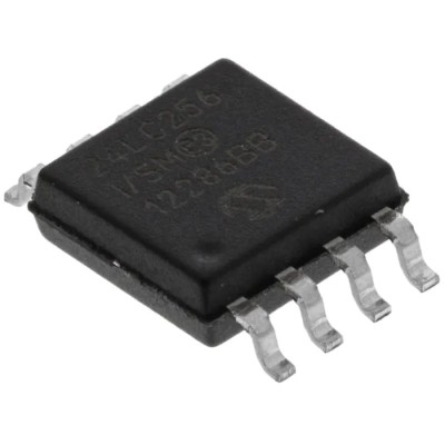 Microchip 256 kB Serial EEPROM, 900 ns Access Time, 8-Pin SOIJ Serial-I2C 24LC256-I/SM