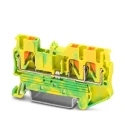Phoenix Contact Earth Terminal Block PTU 2.5-TWIN-PE Series Green Yellow 0.14mm² to 4 mm² Push-in 3209565