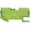Phoenix Contact PT 2.5-QUATTRO-PE Series Earth Terminal Block Yellow Green 26 to 12 AWG Push-in 8kV 3209594