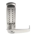 Codelock Steel Mechanical Brushed Steel Code Lock CL610BS