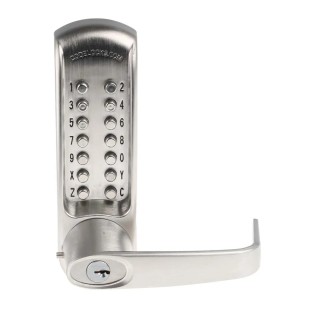 Codelock Steel Mechanical Brushed Steel Code Lock CL610BS