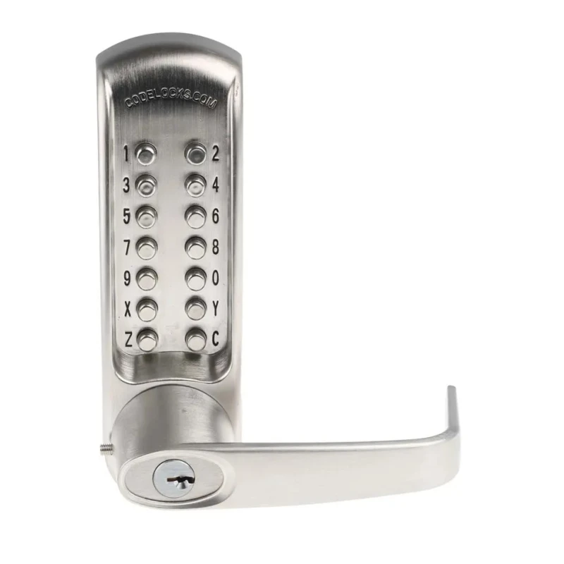 Codelock Steel Mechanical Brushed Steel Code Lock CL610BS