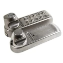 Codelock Steel Electronic Code Lock Brushed Finish Knob Housing 141mm x 41mm CL2255BS