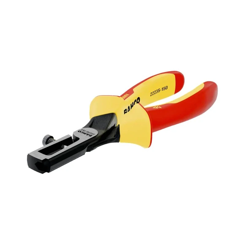 Bahco Copper Aluminium Injected Wire Stripping Plier 0.5 to 5 mm Stripping Range, 165mm Length 2223 S-150