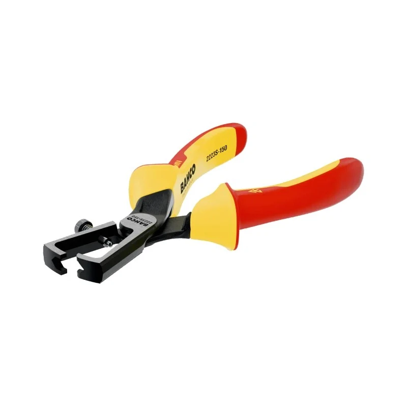 Bahco Copper Aluminium Injected Wire Stripping Plier 0.5 to 5 mm Stripping Range, 165mm Length 2223 S-150