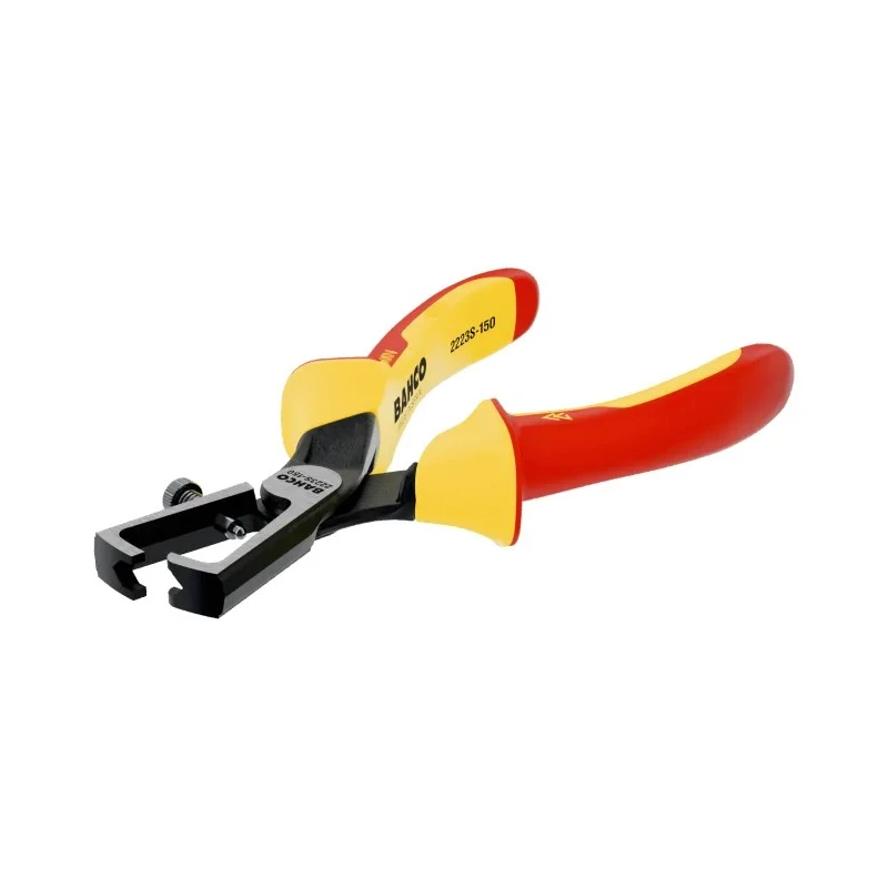 Bahco Copper Aluminium Injected Wire Stripping Plier 0.5 to 5 mm Stripping Range, 165mm Length 2223 S-150