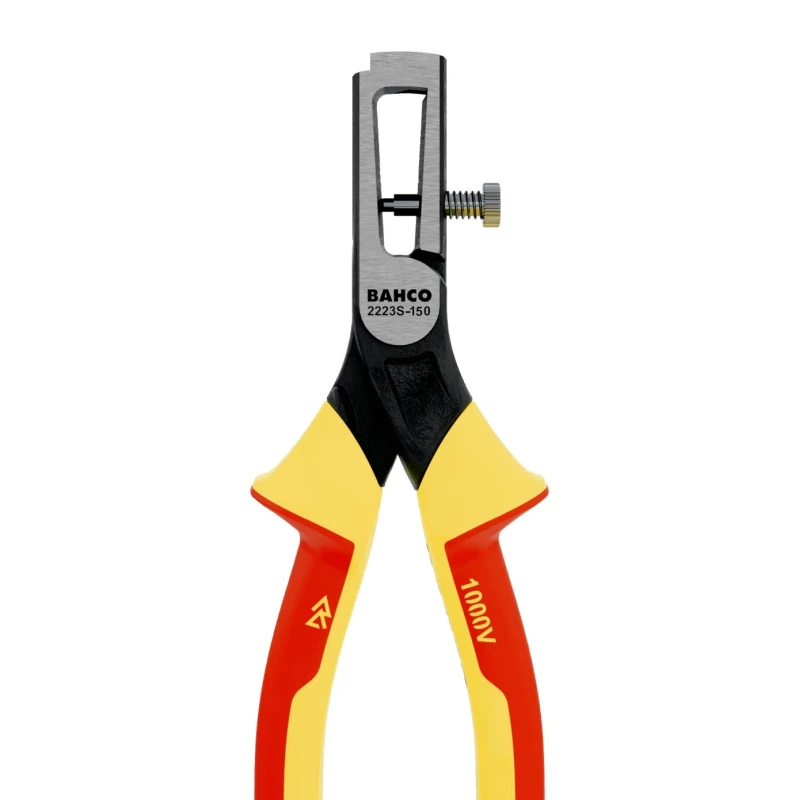 Bahco Copper Aluminium Injected Wire Stripping Plier 0.5 to 5 mm Stripping Range, 165mm Length 2223 S-150