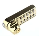 Codelock Brass Mechanical Polished Code Lock CL2255PB, Mechanical, 35-60mm Door Thickness, Polished Finish