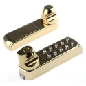 Codelock Brass Mechanical Polished Code Lock CL2255PB, Mechanical, 35-60mm Door Thickness, Polished Finish