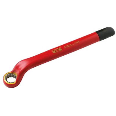 Bahco Offset Ring Spanner 17 mm, 205 mm Overall Length, Insulated, VDE/1000V Approved 2MV-17
