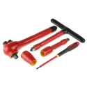 Bahco 11-Piece 1/2 in Standard Socket Set VDE 1000V Approved Chrome Vanadium Steel 10-22 mm 7811DMV