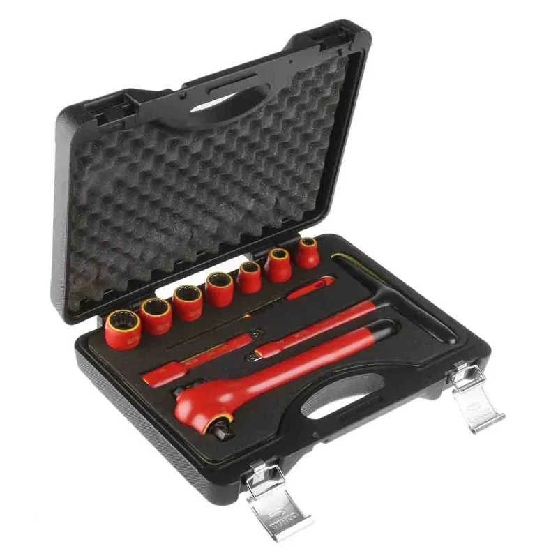 Bahco 11-Piece 1/2 in Standard Socket Set VDE 1000V Approved Chrome Vanadium Steel 10-22 mm 7811DMV