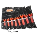 Bahco Insulated Open Ended Spanner Set 8 Pieces 10 to 19 mm Chrome Vanadium Steel 6MV/8T